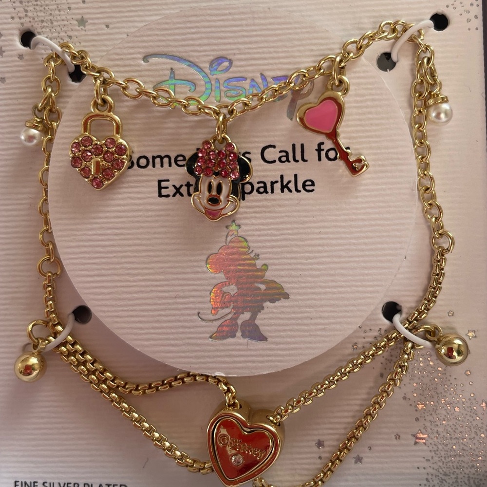 Disney Minnie Mouse Some Days Call For Extra Sparkle Bracelet